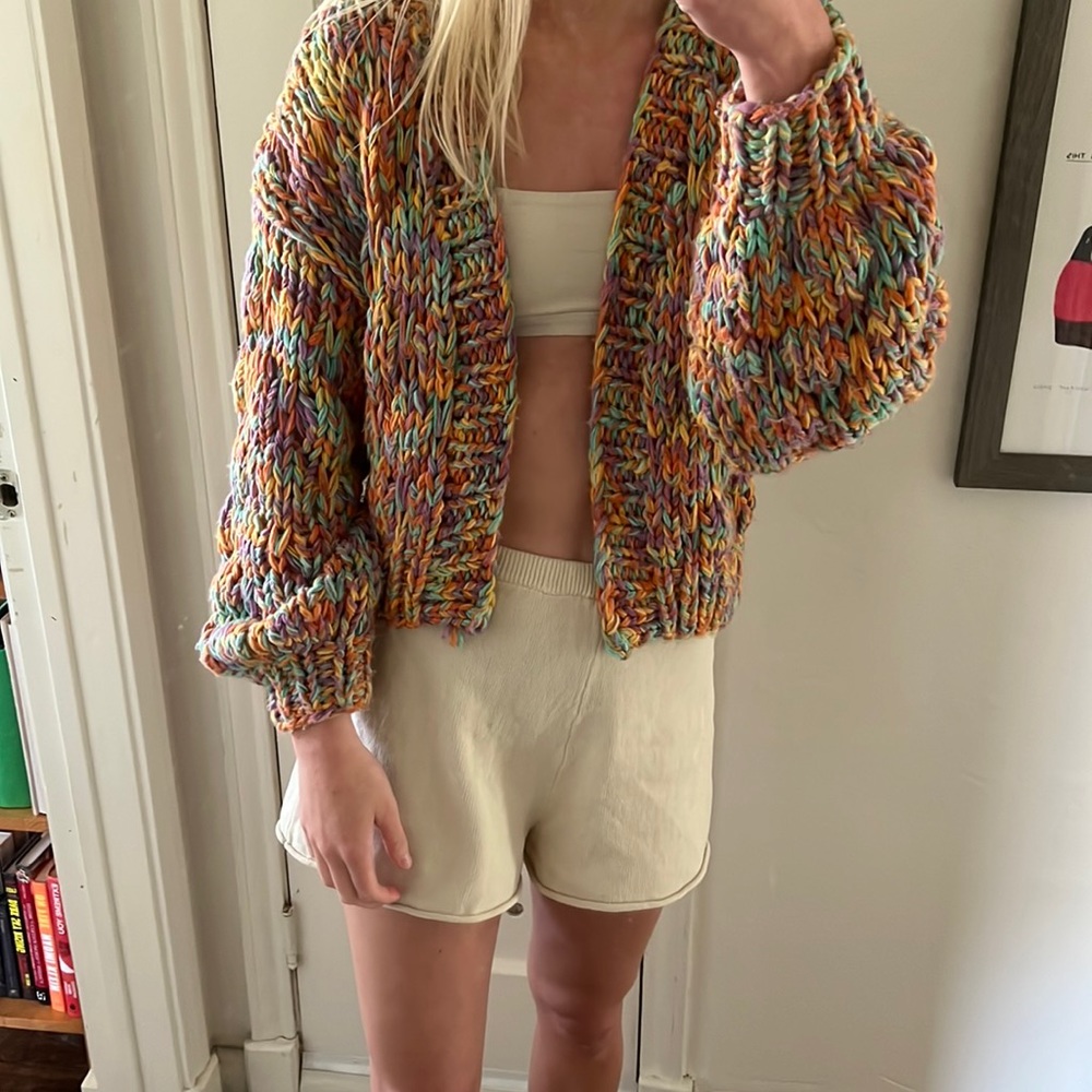 Princess Polly rainbow chunky sweater